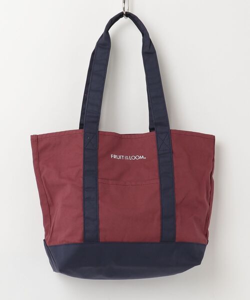 FRUIT OF THE LOOM(フルーツオブザルーム)の「【FRUIT OF THE LOOM/フルーツオブザルーム】CANVAS TOTE BAG M キャンバストート(トートバッグ・レディース・ライトブラウン/ネイビー/オフホワイト/ベージュ/ブルー/グリーン/レッド系その他・FREE)」の7枚目の写真