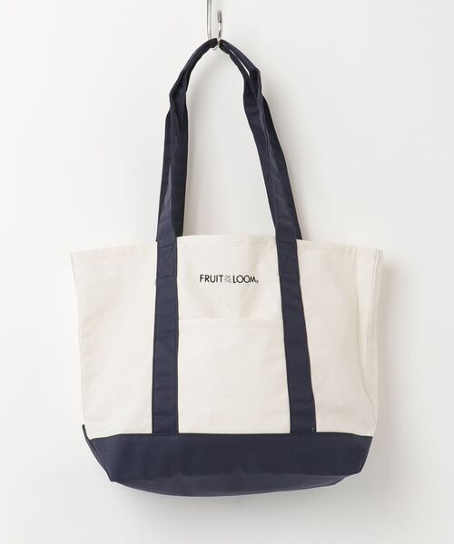 FRUIT OF THE LOOM(フルーツオブザルーム)の「【FRUIT OF THE LOOM/フルーツオブザルーム】CANVAS TOTE BAG M キャンバストート(トートバッグ・レディース・ライトブラウン/ネイビー/オフホワイト/ベージュ/ブルー/グリーン/レッド系その他・FREE)」の1枚目の写真