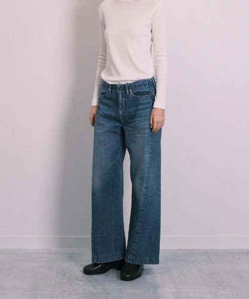 TANAKA(タナカ)の「【TANAKA/タナカ】BOY JEAN TROUSERS(デニムパンツ・メンズ・インディゴブルー・30 inch/32inch/34inch)」の3枚目の写真