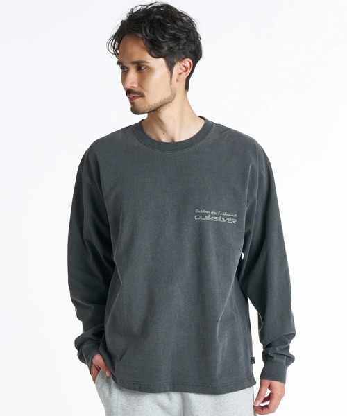 Quiksilver(クイックシルバー)の「QUIKSILVER/クイックシルバー 長袖 Tシャツ ロンT ロゴ バックプリント QLT264007(Tシャツ/カットソー・メンズ・ホワイト/ブラック・L/M)」の6枚目の写真
