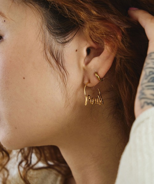 LAPUIS（ラピュイ）の「LAPUIS/GOOD EARRINGS（ピアス（両耳用）・レディース・シルバー/ゴールド・ONE SIZE）」の10枚目の写真
