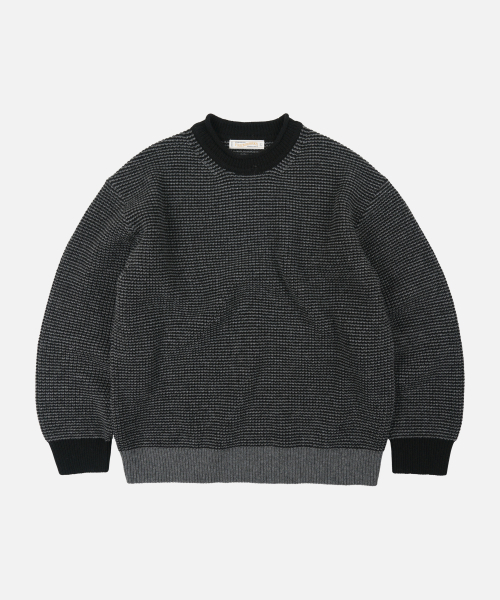 FRIZMWORKS(フリズムワークス)の「ROLLNECK RINGER KNIT _ BLACK(ニット/セーター・メンズ・その他・SMALL/MEDIUM/LARGE/X-LARGE)」の1枚目の写真