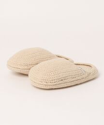 Rivel（リヴェル）の「【KOMODO】ユニセックス ウール　手編み　スリッパ　ルームシューズ（ルームシューズ/スリッパ）」