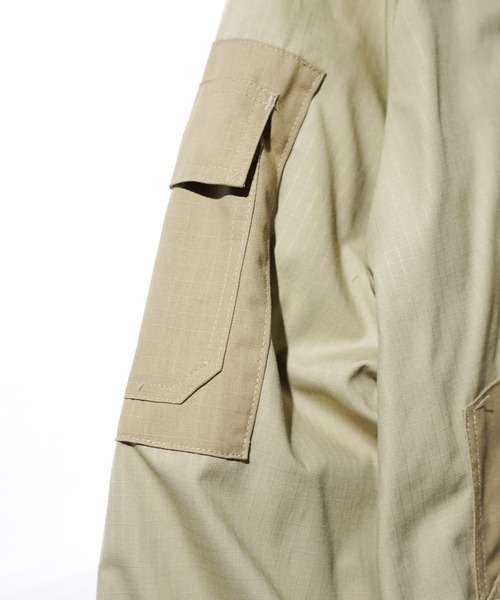 THRIFTY LOOK(スリフティールック)の「US MADE UPCYCLE COACH JACKET(ミリタリージャケット・メンズ・カーキ/オリーブ・LARGE/MEDIUM)」の20枚目の写真