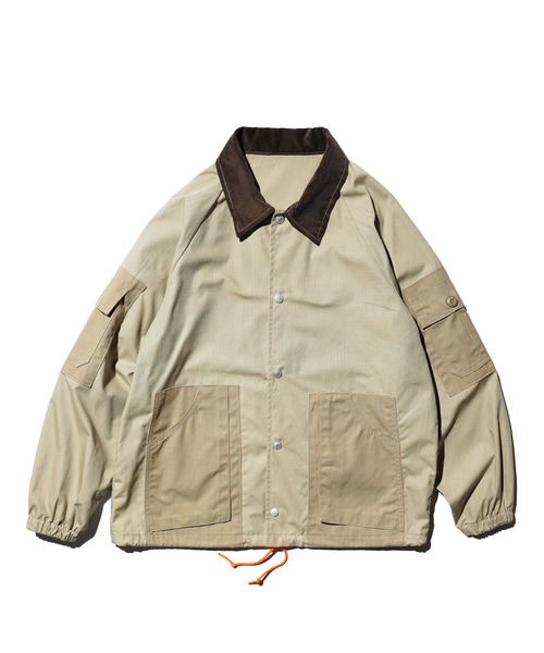 THRIFTY LOOK(スリフティールック)の「US MADE UPCYCLE COACH JACKET(ミリタリージャケット・メンズ・カーキ/オリーブ・LARGE/MEDIUM)」の16枚目の写真