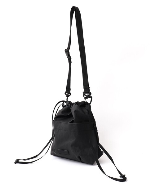 BAICYCLON by Bagjack(バイシクロン バイ バグジャック)の「【BAICYCLON by bagjack/バイシクロン バイ バッグジャック】BCL-158 DRAWSTRING SHOULDER BAG(ショルダーバッグ・メンズ・ブラック・FREE)」の1枚目の写真