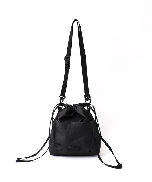 BAICYCLON by Bagjack(バイシクロン バイ バグジャック)の「【BAICYCLON by bagjack/バイシクロン バイ バッグジャック】BCL-158 DRAWSTRING SHOULDER BAG(ショルダーバッグ・メンズ・ブラック・FREE)」の2枚目の写真