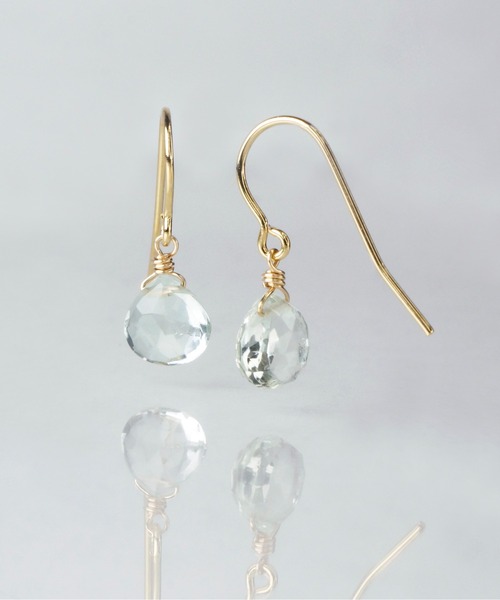 anq.(アンク)の「「anq.」ステンレス316L/K14GF・天然石マロンピアス(ピアス(両耳用)・レディース・ブラウン系その他2/レッド/ブラック/ホワイト/ライトピンク/ネイビー/ブルー/グリーン系その他2/グレー/ライトグレー/イエロー系その他/イエロー/クリア/アクア/ブラウン系その他/オレンジ/ターコイズブルー/グリーン系その他/グリーン/ブルー系その他/パープル系その他/パープル/エメラルド/ブラウン/ブルー系その他2/グリーン系その他3・ONE SIZE)」の11枚目の写真
