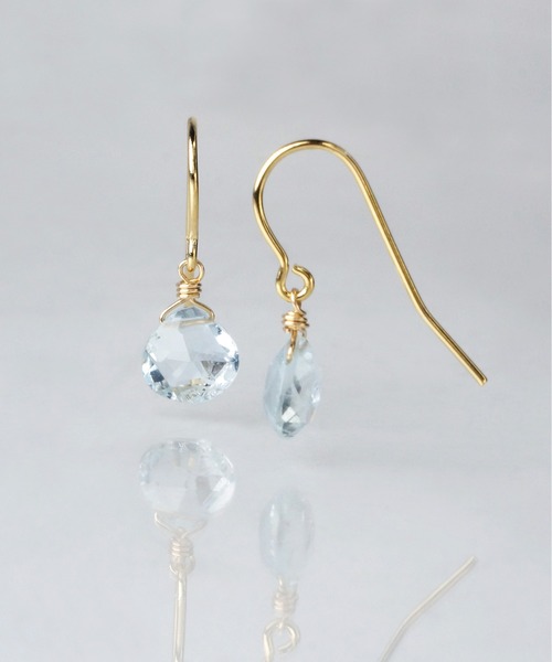 anq.(アンク)の「「anq.」ステンレス316L/K14GF・天然石マロンピアス(ピアス(両耳用)・レディース・ブラウン系その他2/レッド/ブラック/ホワイト/ライトピンク/ネイビー/ブルー/グリーン系その他2/グレー/ライトグレー/イエロー系その他/イエロー/クリア/アクア/ブラウン系その他/オレンジ/ターコイズブルー/グリーン系その他/グリーン/ブルー系その他/パープル系その他/パープル/エメラルド/ブラウン/ブルー系その他2/グリーン系その他3・ONE SIZE)」の18枚目の写真
