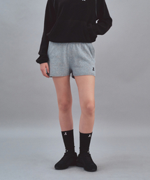 LOW RISE KNIT SHORTS - GREY
