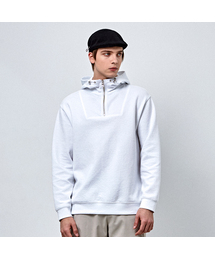 プレピ フード半ジップ スウェットシャツ CXS24SKHT211 WHI