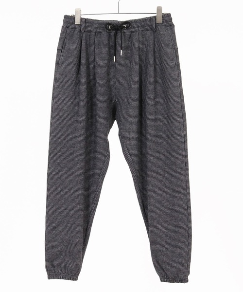 CAMBIO（カンビオ）の「mp15527- Houndstooth Wool Blend Jogger Pants ジョガーパンツ(A76826cmb)（その他パンツ・メンズ・ブラック/ブラウン/チャコール・S/M/L）」の20枚目の写真