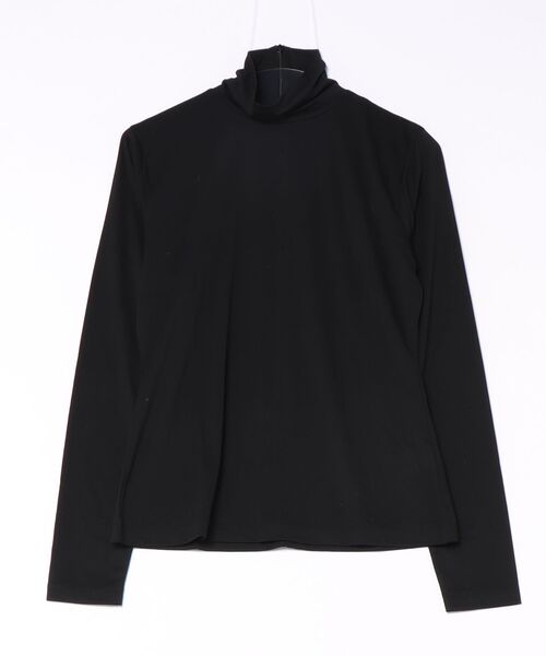 DRESSLAVE（ドレスレイブ）の「36G fine air turtle pull(36ゲージ ファインエアータートルトップス)（Tシャツ/カットソー・レディース・ホワイト/ブラック・38）」の4枚目の写真