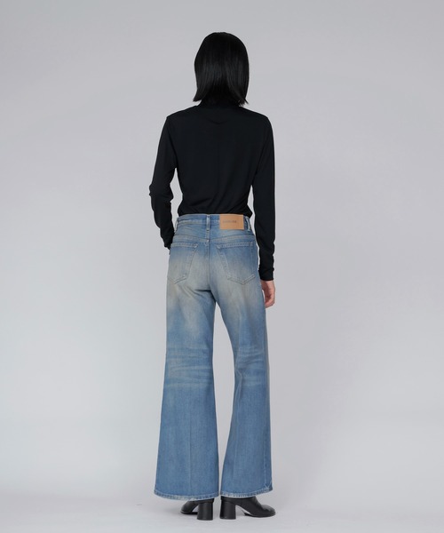 DRESSLAVE（ドレスレイブ）の「36G fine air turtle pull(36ゲージ ファインエアータートルトップス)（Tシャツ/カットソー・レディース・ホワイト/ブラック・38）」の8枚目の写真