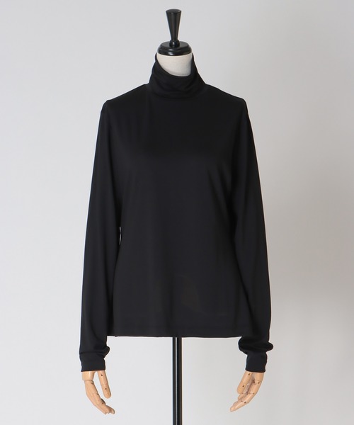 DRESSLAVE（ドレスレイブ）の「36G fine air turtle pull(36ゲージ ファインエアータートルトップス)（Tシャツ/カットソー・レディース・ホワイト/ブラック・38）」の22枚目の写真