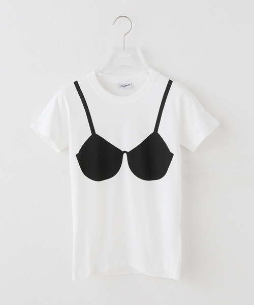 VAQUERA(バケラ)の「VAQUERA / バケラ WOMEN WOMEN BRA T SHIRT KNIT(Tシャツ/カットソー・レディース・ホワイト・X-SMALL)」の1枚目の写真