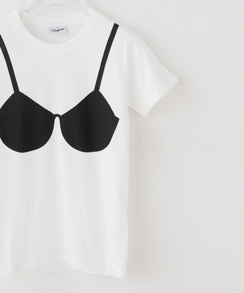 VAQUERA(バケラ)の「VAQUERA / バケラ WOMEN WOMEN BRA T SHIRT KNIT(Tシャツ/カットソー・レディース・ホワイト・X-SMALL)」の8枚目の写真