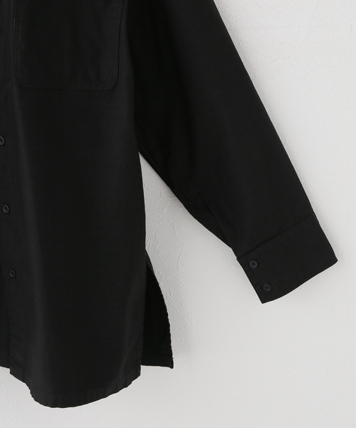 plage(プラージュ)の「Utility Long シャツ(シャツ/ブラウス・レディース・ベージュ/ブラック・FREE)」の19枚目の写真