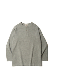 Waffle Helyneck Drop Shoulder Sleeve(3color)