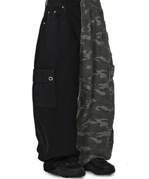 Openyard（オープンヤード）の「『Openyard/オープンヤード』HYBRID CARGO WIDE VOLUME PANTS/ワイドボリュームカーゴ パンツ（カーゴパンツ）」