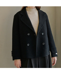 LUSIDA（ルシダ）の「カメリア ウールハンドメイド ハーフコート（ダッフルコート）」