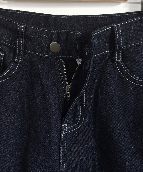 LEMOA(レモア)の「ステッチデザインデニムワイドパンツ(デニムパンツ・レディース・ダークブルー・SMALL/MEDIUM/LARGE/X-LARGE)」の16枚目の写真