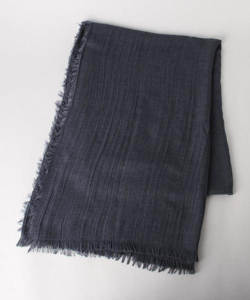 BEAUTY&YOUTH UNITED ARROWS（ビューティーアンドユースユナイテッドアローズ）の「BY 150x200 ストール◆（ストール/ショール・レディース・オフホワイト/イエロー/コバルトブルー/グレー・FREE）」の6枚目の写真