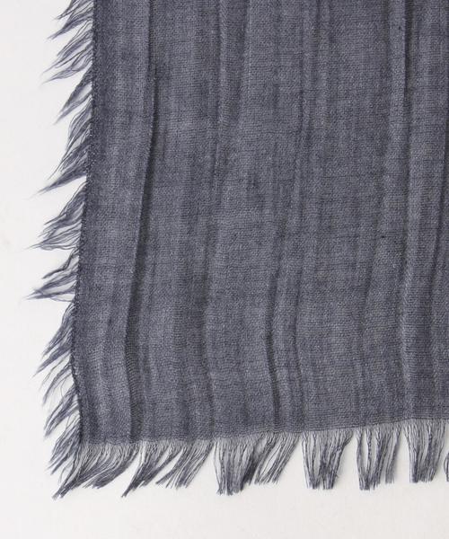 BEAUTY&YOUTH UNITED ARROWS（ビューティーアンドユースユナイテッドアローズ）の「BY 150x200 ストール◆（ストール/ショール・レディース・オフホワイト/イエロー/コバルトブルー/グレー・FREE）」の7枚目の写真