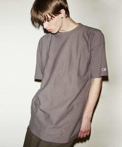 Champion（チャンピオン）の「＜Champion×monkey time＞ ∴ RW R/T TEE/Tシャツ◆（Tシャツ/カットソー・メンズ・ホワイト/ブラック/ダークグレー/ダークブラウン・MEDIUM/LARGE/SMALL/X-LARGE）」の4枚目の写真