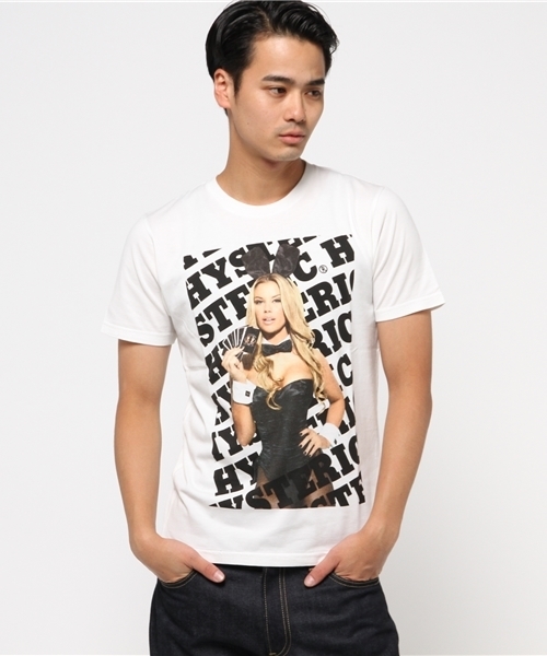 HYSTERIC GLAMOUR（ヒステリックグラマー）の「BUNNIE JESSA pt T-SH（Tシャツ/カットソー・メンズ・ホワイト/トップグレー/ブラック・SMALL/MEDIUM/LARGE）」の12枚目の写真
