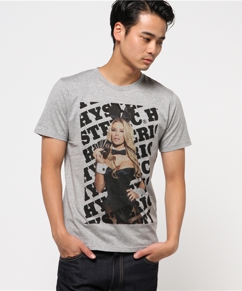 HYSTERIC GLAMOUR（ヒステリックグラマー）の「BUNNIE JESSA pt T-SH（Tシャツ/カットソー・メンズ・ホワイト/トップグレー/ブラック・SMALL/MEDIUM/LARGE）」の13枚目の写真