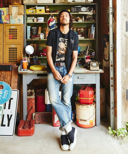 HYSTERIC GLAMOUR（ヒステリックグラマー）の「BUNNIE JESSA pt T-SH（Tシャツ/カットソー・メンズ・ホワイト/トップグレー/ブラック・SMALL/MEDIUM/LARGE）」の6枚目の写真