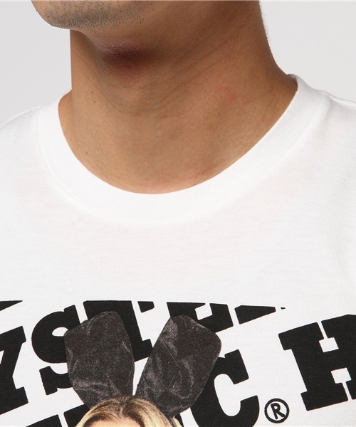 HYSTERIC GLAMOUR（ヒステリックグラマー）の「BUNNIE JESSA pt T-SH（Tシャツ/カットソー・メンズ・ホワイト/トップグレー/ブラック・SMALL/MEDIUM/LARGE）」の9枚目の写真