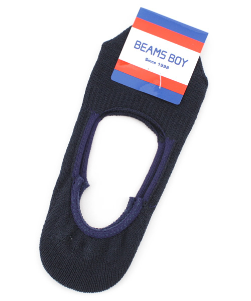 BEAMS BOY（ビームスボーイ）の「□BEAMS BOY / ソリッド ローファーソックス（ソックス/靴下・レディース・オフホワイト/チャコールグレー/ライトブラウン/ネイビー・ONE SIZE）」の4枚目の写真