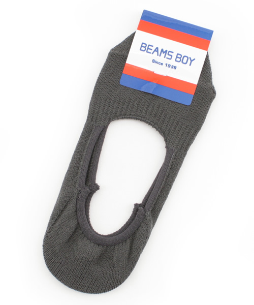 BEAMS BOY（ビームスボーイ）の「□BEAMS BOY / ソリッド ローファーソックス（ソックス/靴下・レディース・オフホワイト/チャコールグレー/ライトブラウン/ネイビー・ONE SIZE）」の2枚目の写真