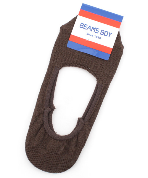 BEAMS BOY（ビームスボーイ）の「□BEAMS BOY / ソリッド ローファーソックス（ソックス/靴下・レディース・オフホワイト/チャコールグレー/ライトブラウン/ネイビー・ONE SIZE）」の3枚目の写真