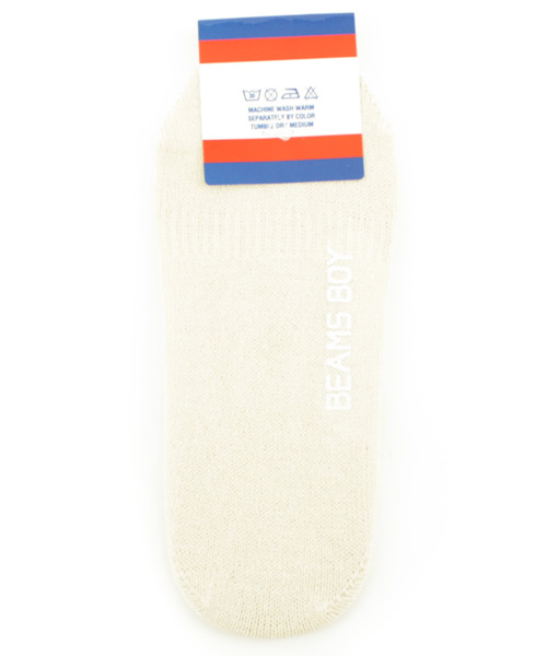 BEAMS BOY（ビームスボーイ）の「□BEAMS BOY / ソリッド ローファーソックス（ソックス/靴下・レディース・オフホワイト/チャコールグレー/ライトブラウン/ネイビー・ONE SIZE）」の5枚目の写真