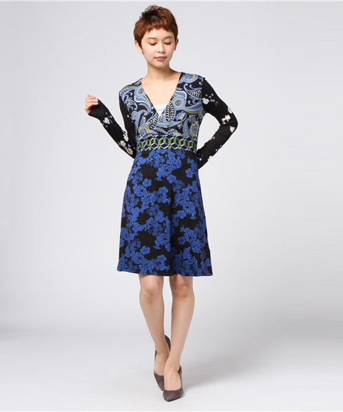Desigual（デシグアル）の「「Desigual/デシグアル」ワンピース（ワンピース・レディース・ブラック・SMALL/LARGE/MEDIUM/X-LARGE）」の5枚目の写真