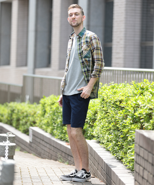 Denime（ドゥニーム）の「【HOUSE OF BLUES/ハウスオブブルース】リネンクレイジーチェックシャツ（シャツ/ブラウス・メンズ・ネイビー/マスタード/レッド・MEDIUM/LARGE）」の18枚目の写真