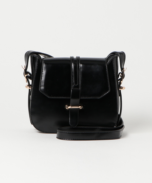 PLAIN CLOTHING(プレーンクロージング)の「フロントベルトショルダーバッグ【PLAIN CLOTHING】(ショルダーバッグ・レディース・キャメル/ブラウン/ブラック・FREE)」の19枚目の写真