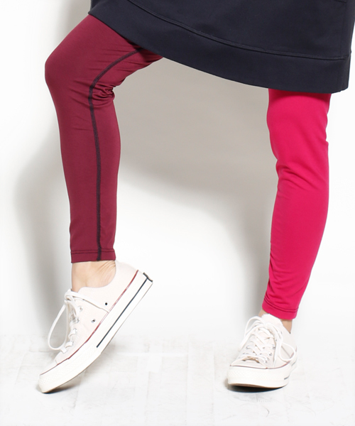 ALDIES（アールディーズ）の「Snug Spats バイカラー スナッグスパッツ（レギンス/スパッツ・メンズ・ブラック/グレー/ネイビー/レッド・FREE）」の4枚目の写真