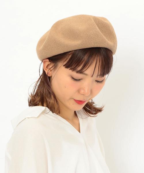 Another Edition（アナザーエディション）の「サマーベレー帽 ◆（ハンチング/ベレー帽・レディース・ライトグレー/ベージュ/ライトピンク/ブラック/ブラウン/レッド・FREE）」の4枚目の写真