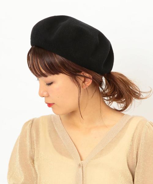 Another Edition（アナザーエディション）の「サマーベレー帽 ◆（ハンチング/ベレー帽・レディース・ライトグレー/ベージュ/ライトピンク/ブラック/ブラウン/レッド・FREE）」の2枚目の写真