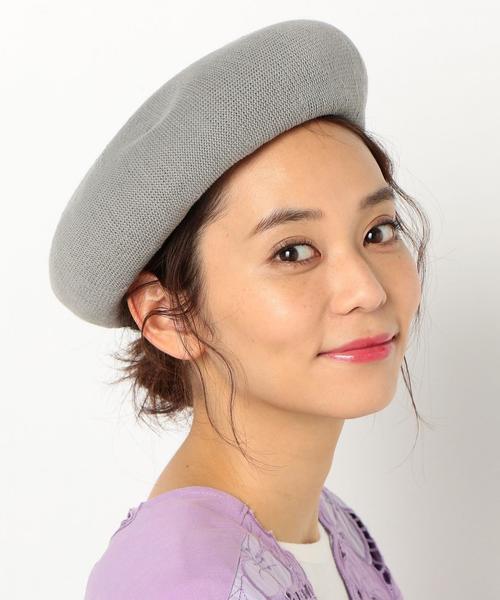 Another Edition（アナザーエディション）の「サマーベレー帽 ◆（ハンチング/ベレー帽・レディース・ライトグレー/ベージュ/ライトピンク/ブラック/ブラウン/レッド・FREE）」の9枚目の写真