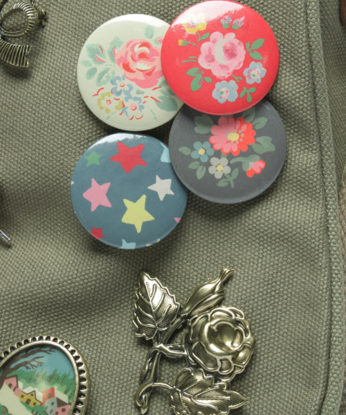 激レア キャスキッドソン ショルダーバッグ ブローチ バッジ ビュルデサボン 激レア キャスキッドソン ショルダーバッグ ブローチ バッジ