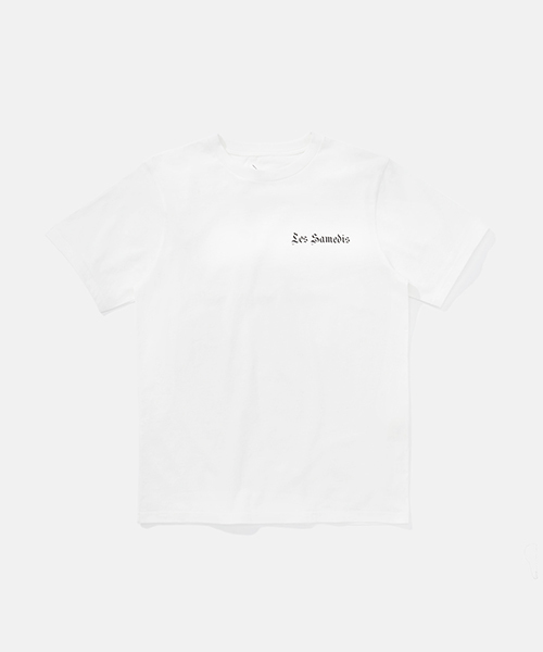 Saturdays NYC（サタデーズ ニューヨークシティ ）の「Les Samedis T-Shirt（Tシャツ/カットソー・メンズ・ホワイト/ピンク・X-SMALL/M/S/L/X-LARGE）」の2枚目の写真