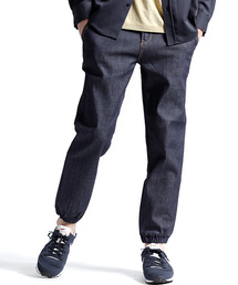 MONO-MART | ストレッチテーパードジョガーパンツ デニム/チノ(デニムパンツ)
