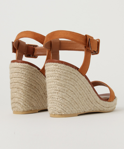 MAYSON GREY(メイソングレイ)の「スエードウェッジソールサンダル(サンダル・レディース・キャメル/ネイビー・S/M/L)」の6枚目の写真