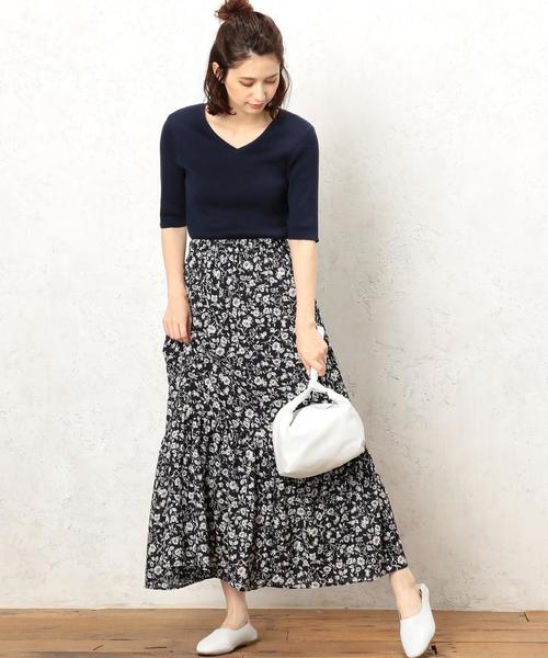green label relaxing（グリーンレーベルリラクシング）の「[別注]LAURA DI MAGGIO KC ワンハンドルバッグ ◆（トートバッグ・レディース・ホワイト/ブラック/ベージュ・FREE）」の5枚目の写真