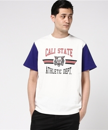 Denime | ビッグシルエットベースボールTシャツ　CALI(Tシャツ/カットソー)